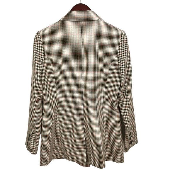 TROUVE Brown Micro Plaid Boyfriend Blazer Size S - Picture 4 of 8